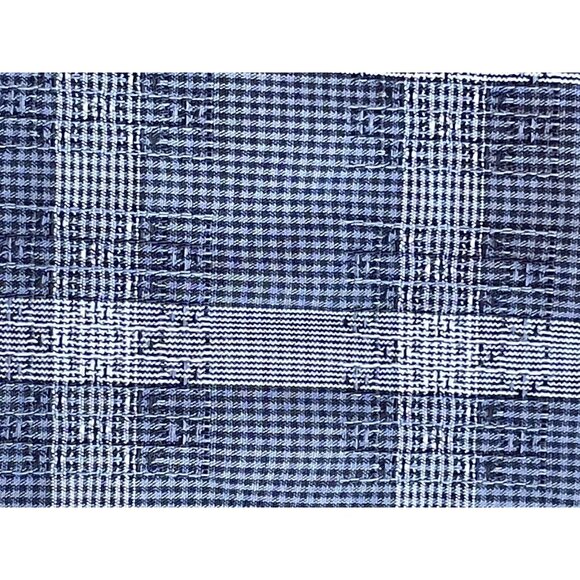 Robert Graham Shirt Men's L Blue Houndstooth  Long Sleeve Button Down Shirt - Picture 16 of 16